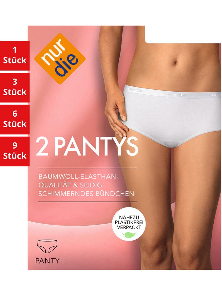 Nur Die Panty Basic Damen (1er/3er/6er/9er Pack, 12-St) Panty unter-hose unter-wäsche von Nur Die