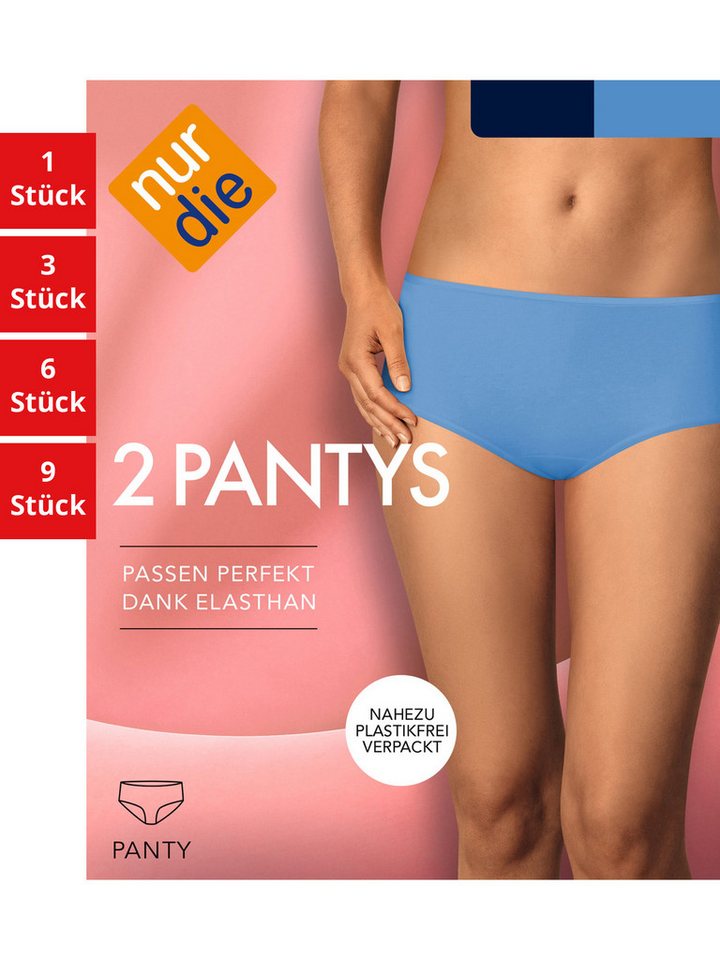Nur Die Panty Basic Damen (1er/3er/6er/9er Pack, 6-St) Panty unter-hose unter-wäsche von Nur Die