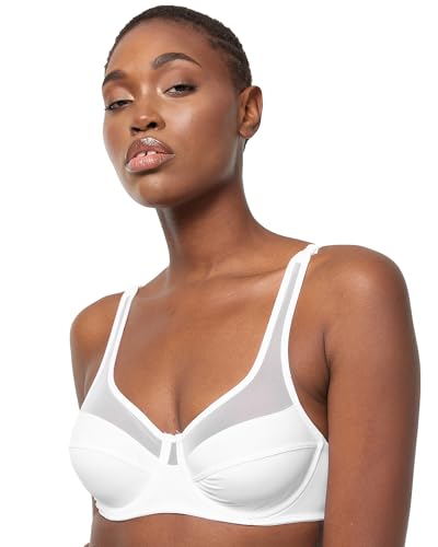 Nur Die Pure Elegance BH mit Bügel stützende Cups mit Breiten Trägern auch für große Brüste von Nur Die