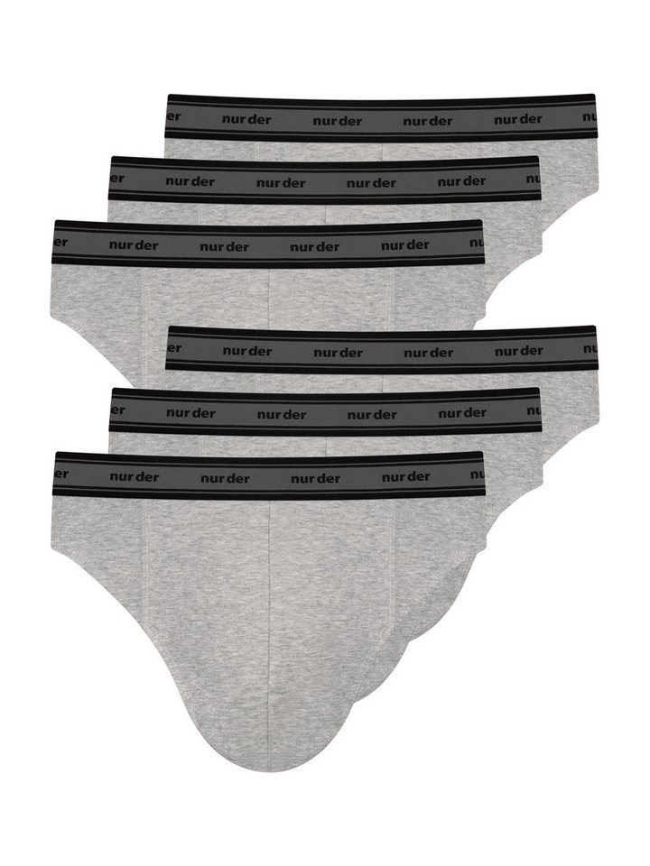 Nur Die Slip Cotton Organic Unterhose (6-St) Männer Multipack Mehrpack von Nur Die