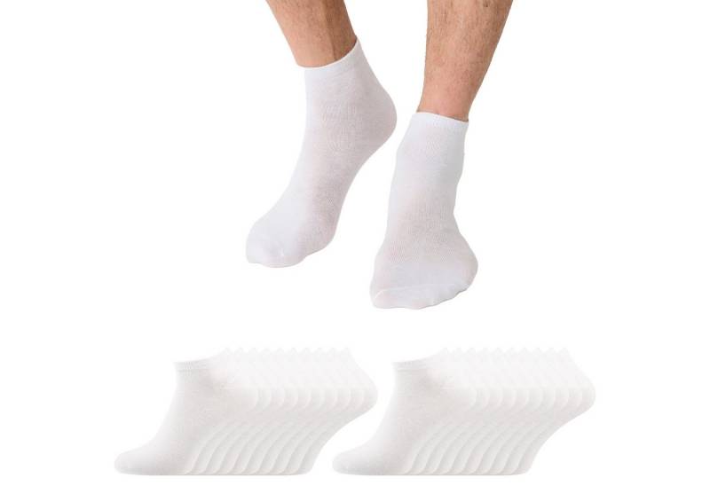 Nur Die Sneakersocken Classic unifarben hautsympathisch (20-Paar) Männer Multipack Mehrpack von Nur Die