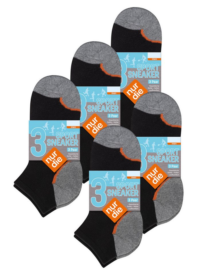 Nur Die Sneakersocken Sport und Alltag (15-Paar) Männer Multipack Mehrpack von Nur Die