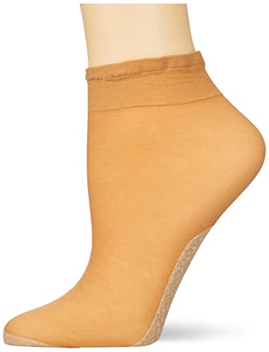 Nur Die Damen Söckchen Baumwollsohle Socken, Amber, Einheitsgröße EU von Nur Die