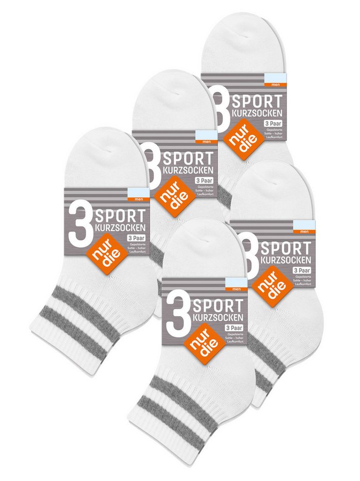 Nur Die Sportsocken Short Track (15-Paar) Männer Multipack Mehrpack von Nur Die