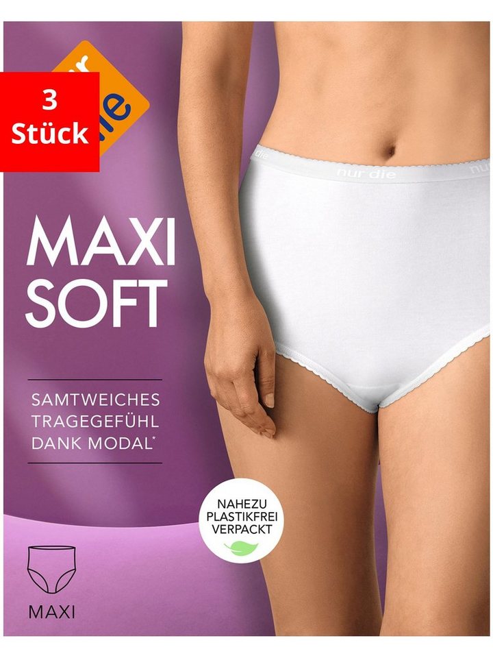 Nur Die Taillenslip Maxi Soft (3-St) von Nur Die