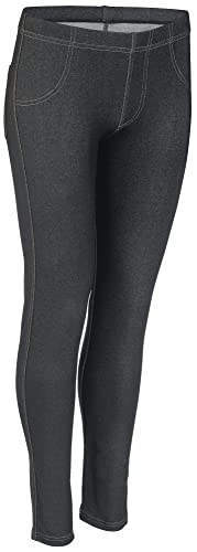 Nur Die Treggings in Jeans-Look Relax & Go Stretch mit Taschen Komfortbund Skinny Fit Damen von Nur Die