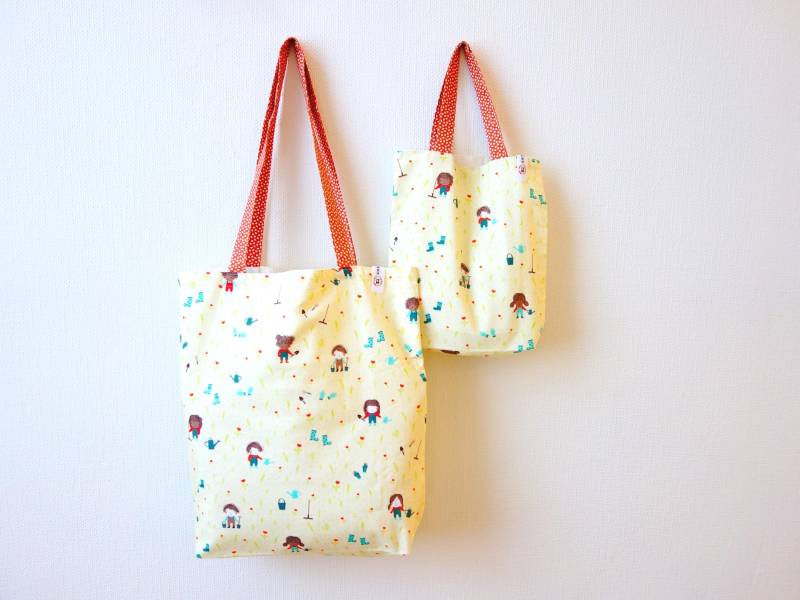 Taschen Set Garten Für Mutter Und Tochter | Stofftaschen Partnerlook Geschenkidee Muttertag von NurBuntes