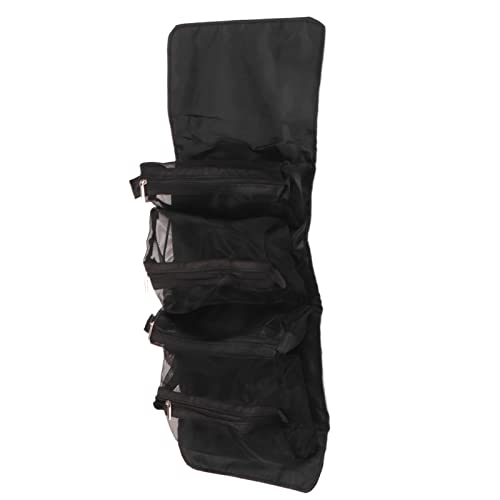 Abnehmbare Kosmetiktasche, 4-in-1-Multifunktions-Kulturbeutel Zum Aufhängen, Reise-Make-up-Taschen-Organizer Outdoor-Reisen (Schwarz) von Nurnesy