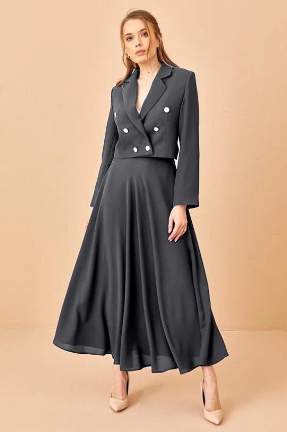 Rock-Jacken-Set Grau von NursByNur