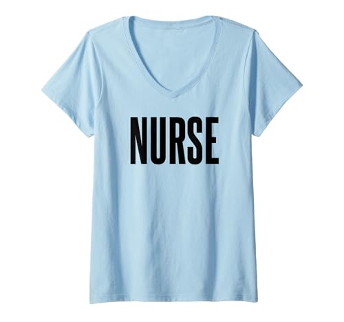 Damen Krankenschwester Funny - Krankenschwester T-Shirt mit V-Ausschnitt Damen Krankenschwester Funny - Krankenschwester T-Shirt mit V-Ausschnitt von Nurse Funny