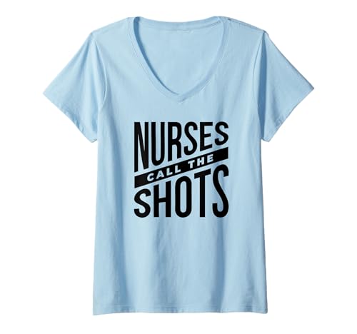 Damen Nurse Funny - Krankenschwestern haben das Sagen T-Shirt mit V-Ausschnitt Damen Nurse Funny - Krankenschwestern haben das Sagen T-Shirt mit V-Ausschnitt von Nurses Call The Shots