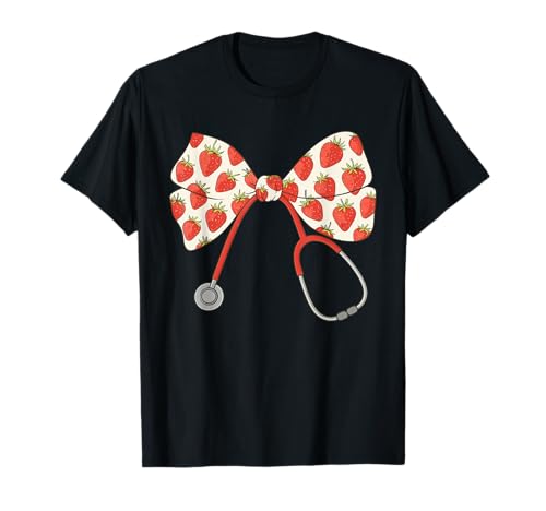 Krankenschwester & Stethoskop, für Frauen | Schleife, Kokette & Stillen T-Shirt Krankenschwester & Stethoskop, für Frauen | Schleife, Kokette & Stillen T-Shirt von Nurses Gift Ideas for Women for Work