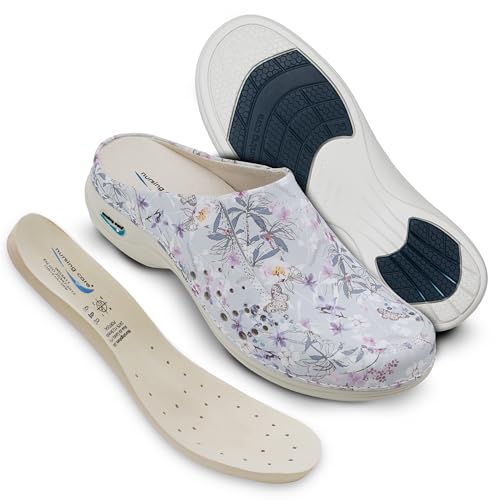Nursing Care Wash'Go Clogs aus Leder, Frühling, 37 EU von Nursing Care