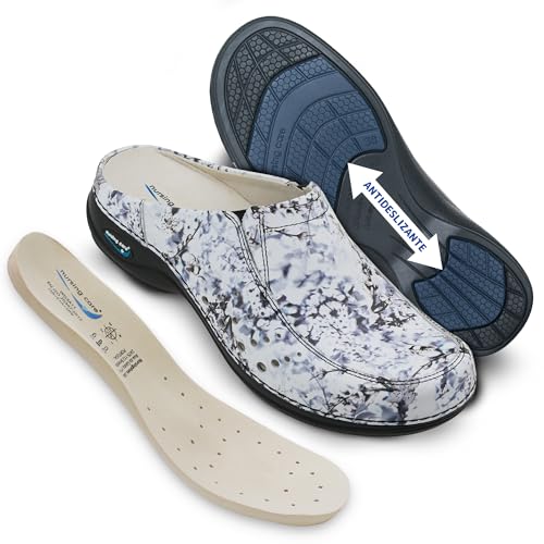 Nursing Care Wash'Go Berlin - Sanitär-Clogs für Damen und Herren, waschbar, rutschfest, Leder, Winter, 40 EU Nursing Care Wash'Go Berlin - Sanitär-Clogs für Damen und Herren, waschbar, rutschfest, Leder, Winter, 40 EU von Nursing Care