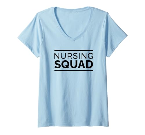 Damen Nurse Funny - Krankenpflegekommando T-Shirt mit V-Ausschnitt Damen Nurse Funny - Krankenpflegekommando T-Shirt mit V-Ausschnitt von Nursing Squad