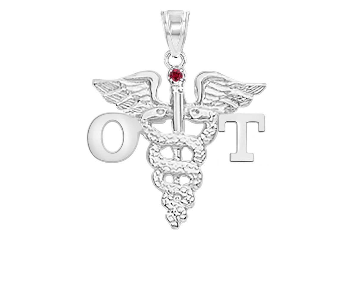 Ergotherapeut Ot Silber Charm Ergotherapeut Ot Silber Charm von NursingPins