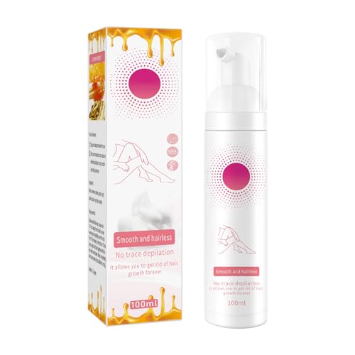 Haarentfernungsspray, Body Enthaarungsspray, Semipermanentes Haarentfernungsspray, Hair Removal Cream Spray, Enthaarungsspray Für Frauen Und Männer, Sanft Und Nicht Reizend, 100ml(A) von Nurvidis