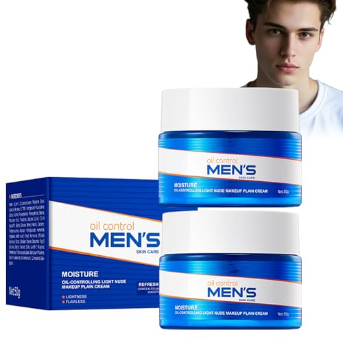 Herren Makeup Creme Zur ölregulierung Und Porenverdeckung, Leichtes 2er Pack Mit Feuchtigkeitspflege, Langzeit-Hautbalance, Natürlicher Teint | Matte Oberfläche Herren Makeup Creme Zur ölregulierung Und Porenverdeckung, Leichtes 2er Pack Mit Feuchtigkeitspflege, Langzeit-Hautbalance, Natürlicher Teint | Matte Oberfläche von Nurvidis