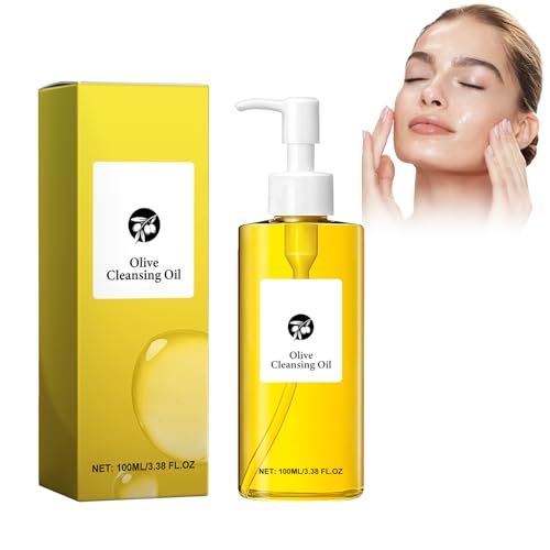 Reinigungsöl, Natürliches Reinigungsöl Mit Olivenöl, Pore Control Cleansing Oil, Wasserlösliches Reinigungsöl, Feuchtigkeits-Tiefenreinigungsöl, Make-Up-Entferner, Tiefenreinigung Des Gesichts von Nurvidis