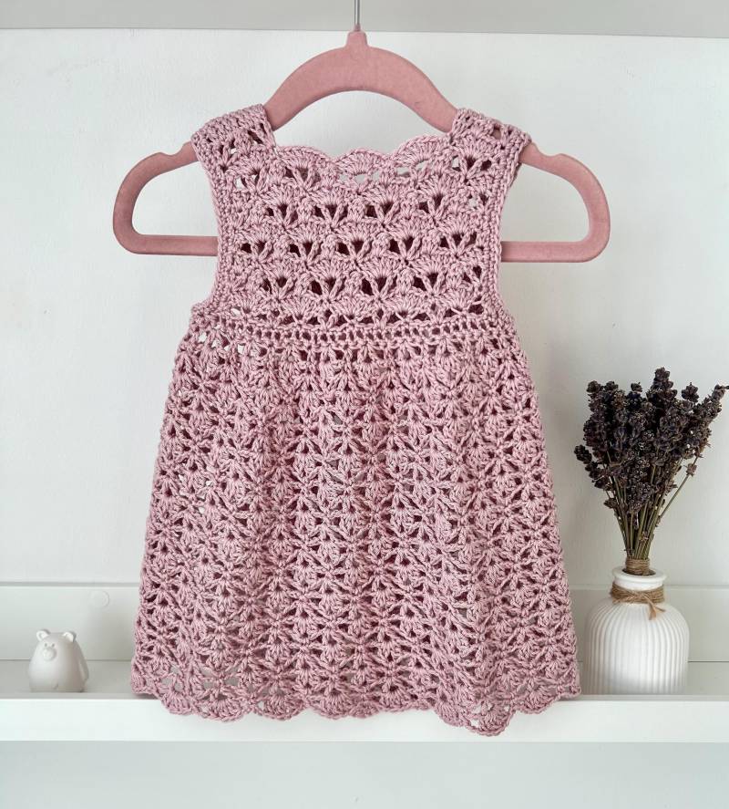 Baby Vintage Bio-Baumwolle Handgemachtes Kleid von NuschBoutique