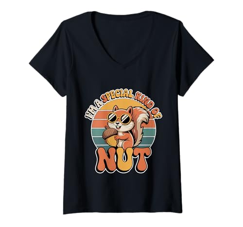 Damen I'm A Special Kind of Nut Unbeschwerte Witze - T-Shirt mit V-Ausschnitt Damen I'm A Special Kind of Nut Unbeschwerte Witze - T-Shirt mit V-Ausschnitt von Nussige Stimmung unbeschwerte Wortspiele