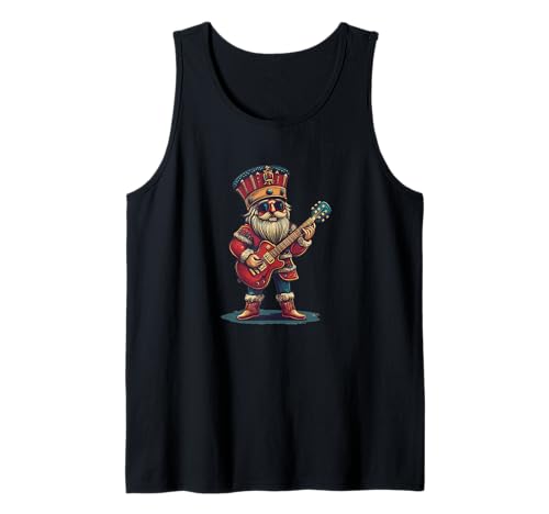 Coole Nussknacker-Zerkleinerung auf der Gitarre für Jungen und Mädchen Tank Top Coole Nussknacker-Zerkleinerung auf der Gitarre für Jungen und Mädchen Tank Top von Nutcracker Guitar