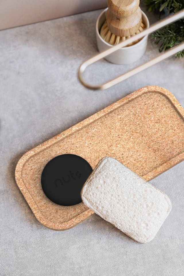 Nuts Reinigungsschwamm Netz Reinigungsschwamm 2er Set, Nachhaltig, waschbar, plastikfrei von Nuts