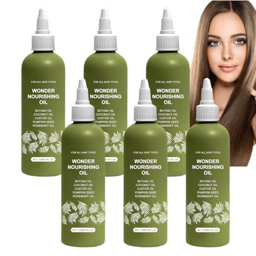 Haaröl für das Haarwachstum – Wonder Growth Oil Serum & Haarwachstumsöl Behandlung, leichtes nicht fettendes Kopfhaut- & Haarpflegeöl für dickeres stärkeres gesünderes Haar für Männer & Frauen (6pcs) Haaröl für das Haarwachstum – Wonder Growth Oil Serum & Haarwachstumsöl Behandlung, leichtes nicht fettendes Kopfhaut- & Haarpflegeöl für dickeres stärkeres gesünderes Haar für Männer & Frauen (6pcs) von Nuvilo