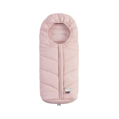 Nuvita 9925 Junior One+ | Universal Fußsack für Kinderwagen | Schutz von 6 bis 36 Monaten (100cm) | Schutz bis -18°C und Winddicht | Zartrosa von Nuvita