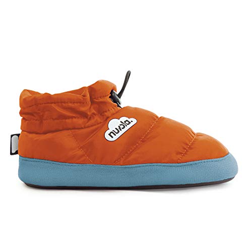 NUVOLA. Hausschuhe für Herren Damen Rutschfester Sohle warm gepolstert bequem orange 46/47 EU von NUVOLA.