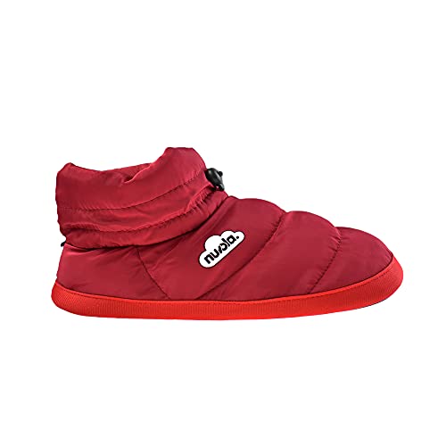 NUVOLA. Hausschuhe für Herren Damen Rutschfester Sohle warm gepolstert bequem rot 40/41 EU von NUVOLA.