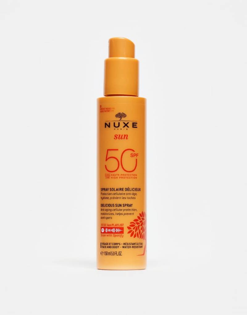 NUXE - Delicious Sun Spray High Protection - Sonnenschutz für Gesicht und Körper, LSF 50, 150 ml-Keine Farbe von Nuxe