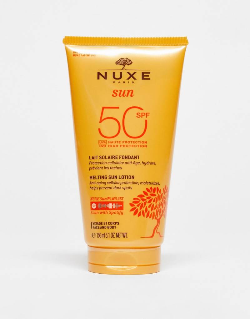 NUXE - Sun Melting - Sonnenlotion mit hohem Schutz für Gesicht und Körper LSF 50 - 150 ml-Keine Farbe von Nuxe
