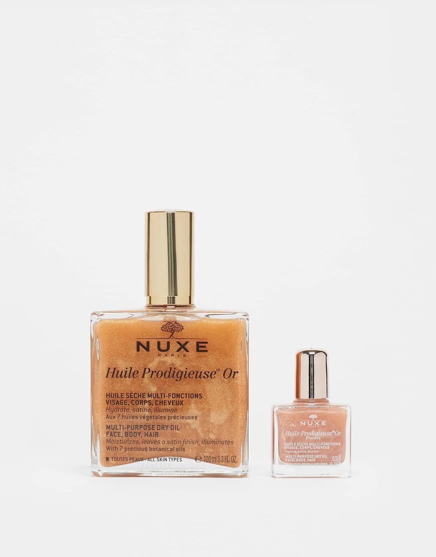 NUXE x ASOS - Exklusiv - Huile Prodigieuse Shimmer Dry Oil, 100 ml - Home and Away - Trockenöl (mit Gratis-Mini-Version)-Keine Farbe von Nuxe