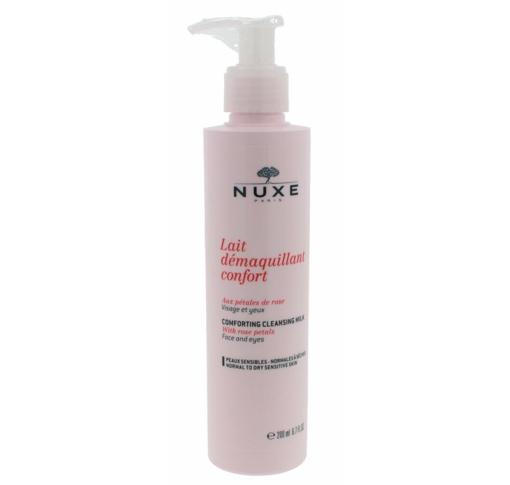 Nuxe Gesichts-Reinigungsmilch Comforting Cleansing Milk mit Rosenblütenblättern 200ml von Nuxe