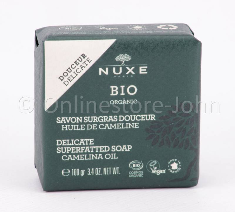 Nuxe Handseife Bio Organic - Delicate Superfatted Soap - 100g - Rückfettende Seife - von Nuxe