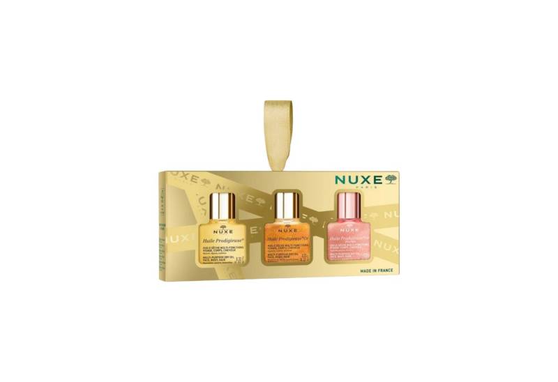 Nuxe Hautpflege-Set Huile Prodigieuse Minis Geschenkset, 3-tlg. von Nuxe
