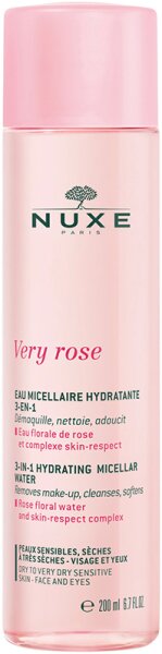 Nuxe Very Rose feuchtigkeitsspendendes 3-in-1 Mizellen-Reinigungswasser Trockene Haut 200 ml von NUXE