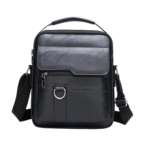 Fitnessangebotsbeutel - 22x6x26cm Tragbare Brustbeutel, Ungezwungene Business Slings -Tasche, PU -Leder -Gurt -Daypacks | Leichtes Retro -Sling -Paket Mit Großer Kapazität Für Arbeit, Fitnessstudio, R von Nuyhadds