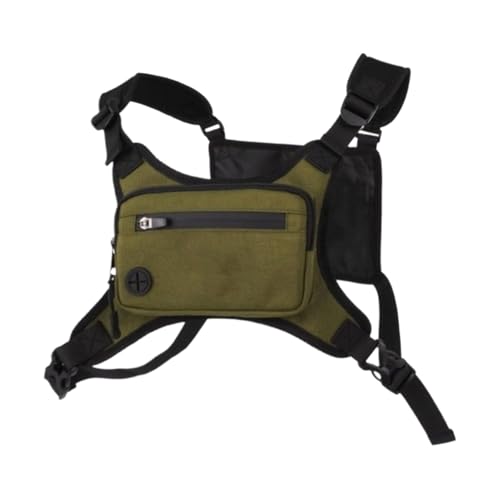 Männer rennen Brustpaket - Verstellbarer Gurtweste Rucksack, kompakte Laufbeutel | Wanderradkastentruhe, Telefonhalter Vorderbeutel für Frauen Motorradklettern und Fischereijagd und Gehen im Freien von Nuyhadds