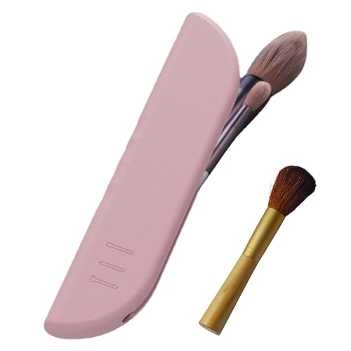 Nuyhadds Reise-Make-up-Pinselhalter, Silikon-Make-up-Pinselhalter - Silikon-Make-up-Tasche mit Magnetverschluss - Tragbare Make-up-Tasche für Make-up-Pinsel, Reise-Make-up-Taschen-Organizer für Frauen Nuyhadds Reise-Make-up-Pinselhalter, Silikon-Make-up-Pinselhalter - Silikon-Make-up-Tasche mit Magnetverschluss - Tragbare Make-up-Tasche für Make-up-Pinsel, Reise-Make-up-Taschen-Organizer für Frauen von Nuyhadds