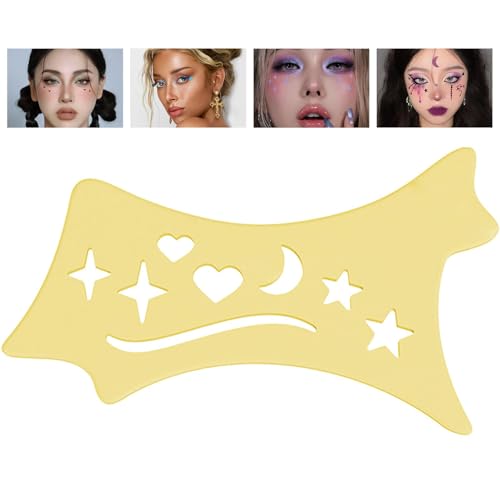 Nuyhadds Silikon-Eyeliner-Werkzeug-Helfer, geflügeltes Eyeliner-Werkzeug | Weiches Präzisions-Eyeliner-Werkzeug,Präzisions-Augenliner mit abgeschrägtem Design, wiederverwendbare Reinigungstücher für von Nuyhadds