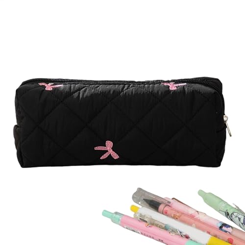 Nuyhadds Zipper -Bleistift -Fall, Bleistifthalter Fall | Bleistiftstift -Aufbewahrung Beutel süße Fliege - - und Grundschule Mädchen Briefpapier Container Reißverschlussbeutel für Tochter, Freundin von Nuyhadds