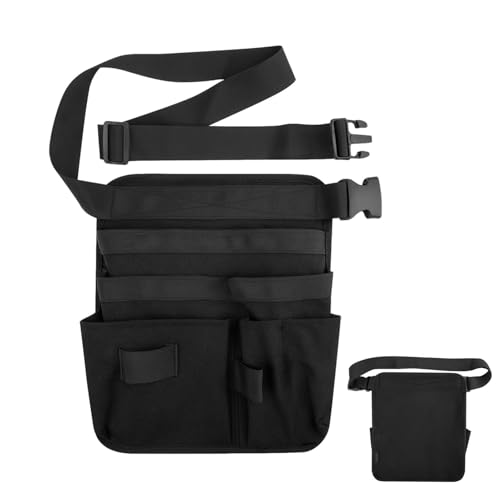 Server -Beutel -Schürze - Kellner Tool Organizer, Kellnerin Utility Bagehalter | Restaurant Kellner Taillengeldbeutel, Restaurant Apron Organizer Mit Verstellbarem Gürtelkontrollhalter Für Kellnerin von Nuyhadds