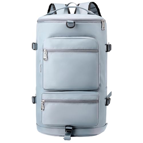 Dry Wet Getrennte Tasche Sport Turnbeutel Turnbeutel mit Schuhen Wasserdicht Gym Duffle Damen Sporttasche Stabile Gym Duffel Bag für Damen und Herren mit Wasserdichten Fächern, blau, Refer to von Nuyhgtr