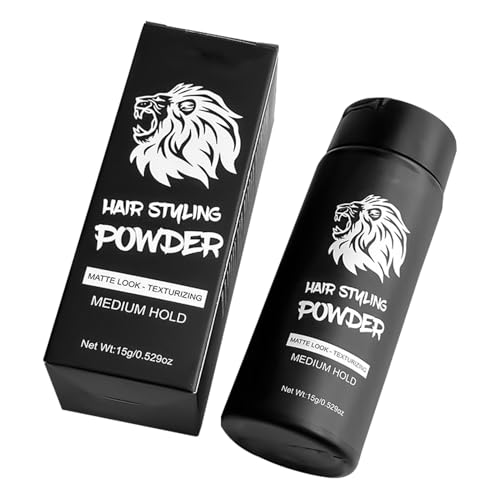 Haarstrukturpulver 15g,Texturpuder Für Haare | Leave-In Volumen Pulver Langhaltig Texturierend Für Frauen Männer Partys Dates Unisex von Nuyhgtr