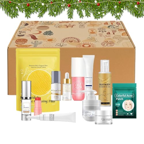 Hautpflege-Set, Gesichtsreinigung, straffendes Feuchtigkeits-Set, Gesichtspflege, feuchtigkeitsspendendes Hautpflege-Set für Frauen, Ehefrau, Mutter, Freundin, Reisen, Zuhause, Partygeschenke von Nuyhgtr