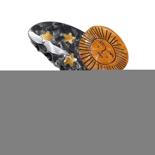 Schneckenkrallenklammern für Haare,Lustige Haarspangen - Haarklammern mit starker Haltebacke | Sonnenblumen-Sternschnecken-Haarklammern, Haar-Krokodilklemmen, Acetat-Haar-Accessoires für Frauen und Mä Schneckenkrallenklammern für Haare,Lustige Haarspangen - Haarklammern mit starker Haltebacke | Sonnenblumen-Sternschnecken-Haarklammern, Haar-Krokodilklemmen, Acetat-Haar-Accessoires für Frauen und Mä von Nuyhgtr