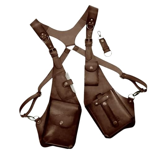 Unterarm-Schultertasche-Geldbörse | Versteckte Unterarmschulter | Anti-Diebstahl-Umhängetasche, verstellbare Schultergurt-Tasche, versteckte Ledertasche, Sling-Brusttaschen für Damen und Herren von Nuyhgtr