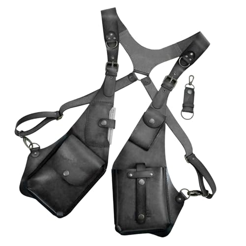 Unterarm-Schultertasche-Geldbörse | Versteckte Unterarmschulter | Anti-Diebstahl-Umhängetasche, verstellbare Schultergurt-Tasche, versteckte Ledertasche, Sling-Brusttaschen für Damen und Herren von Nuyhgtr